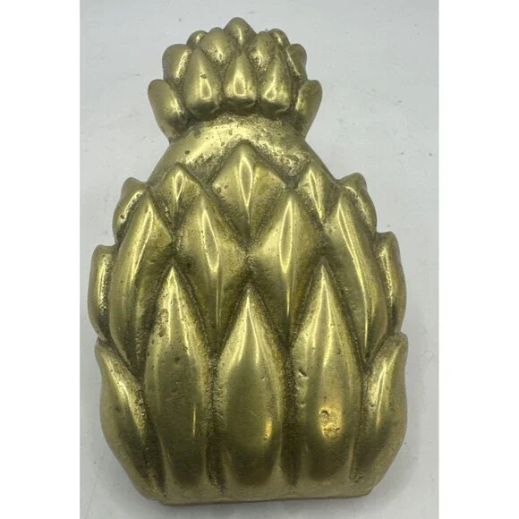 Vintage VIRGINIA METALCRAFTERS Brass Pineapple Clip VIM 7-25 (1979) - Picture 1 of 6